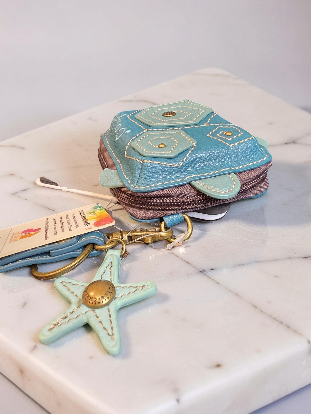 Chala RFID Turtle Wristlet Wallet Credit Card Organizer NWT - Picture 4 of 6